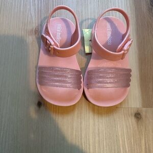 Mini Melissa Kids Pink Sandals